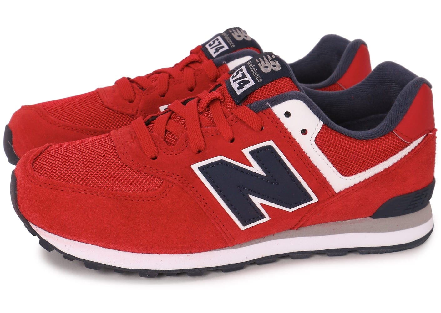 new balance 574 rouge junior